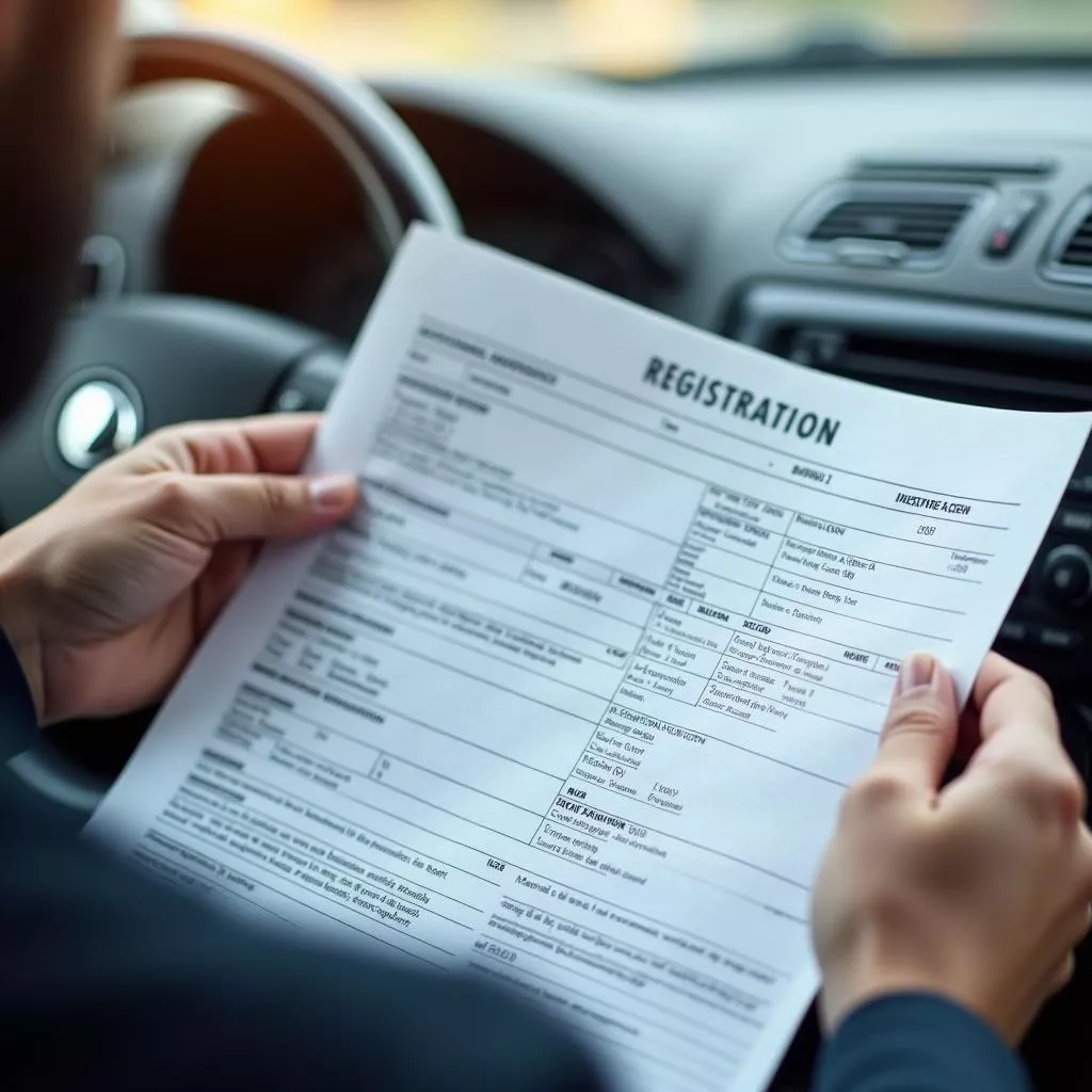 Kiểm tra giấy tờ xe