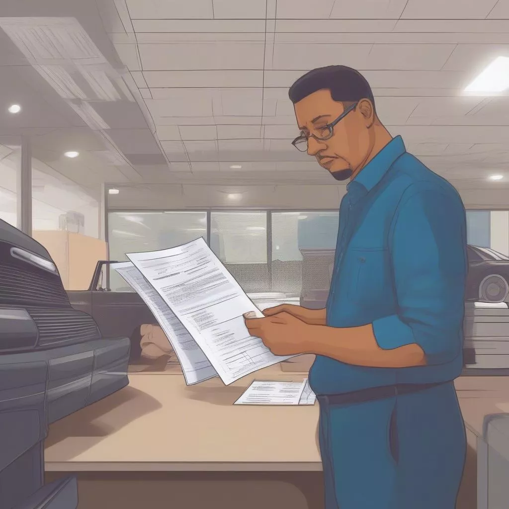 Kiểm tra kỹ lưỡng hồ sơ đăng ký xe ô tô