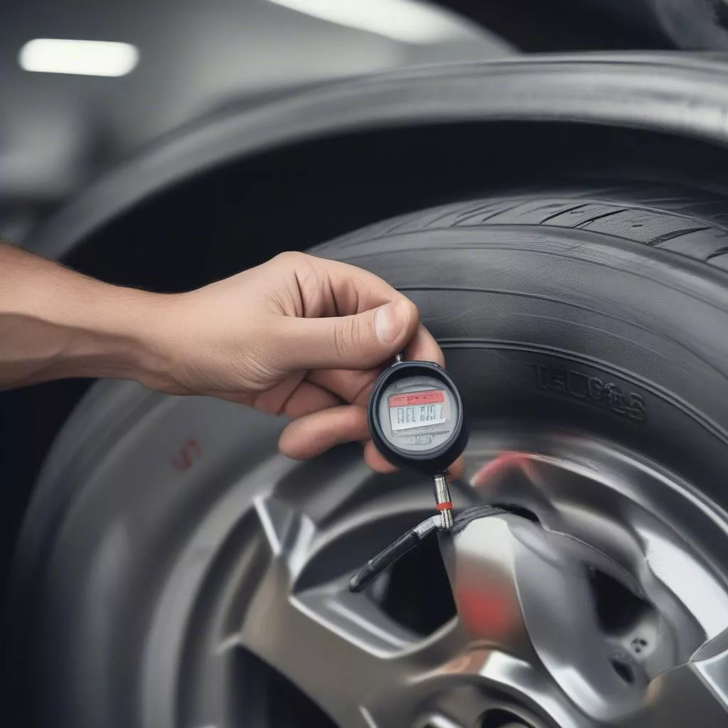 Kiểm tra lốp xe Toyota