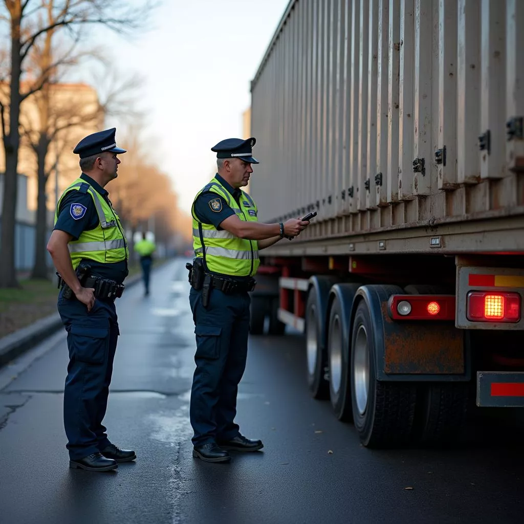 트럭 적재 중량 검사