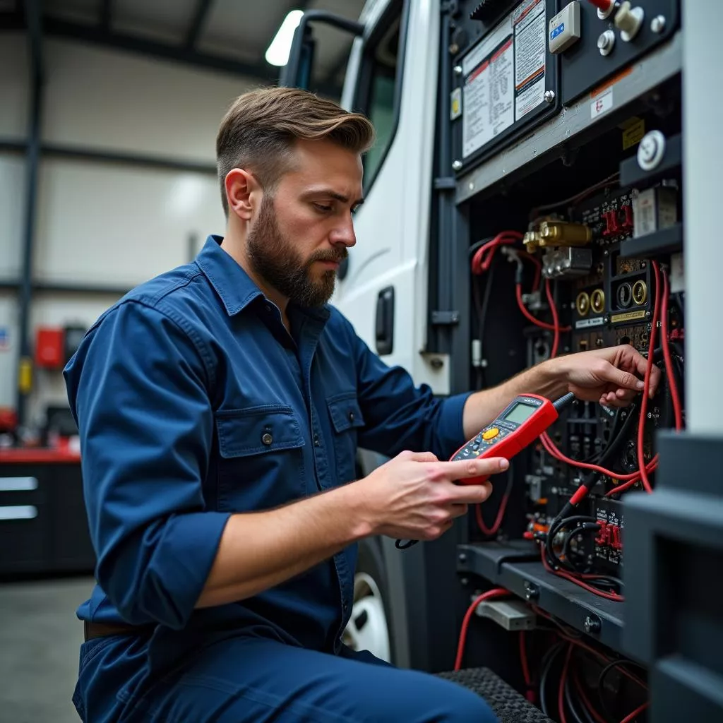 Inspecting and repairing car wiring