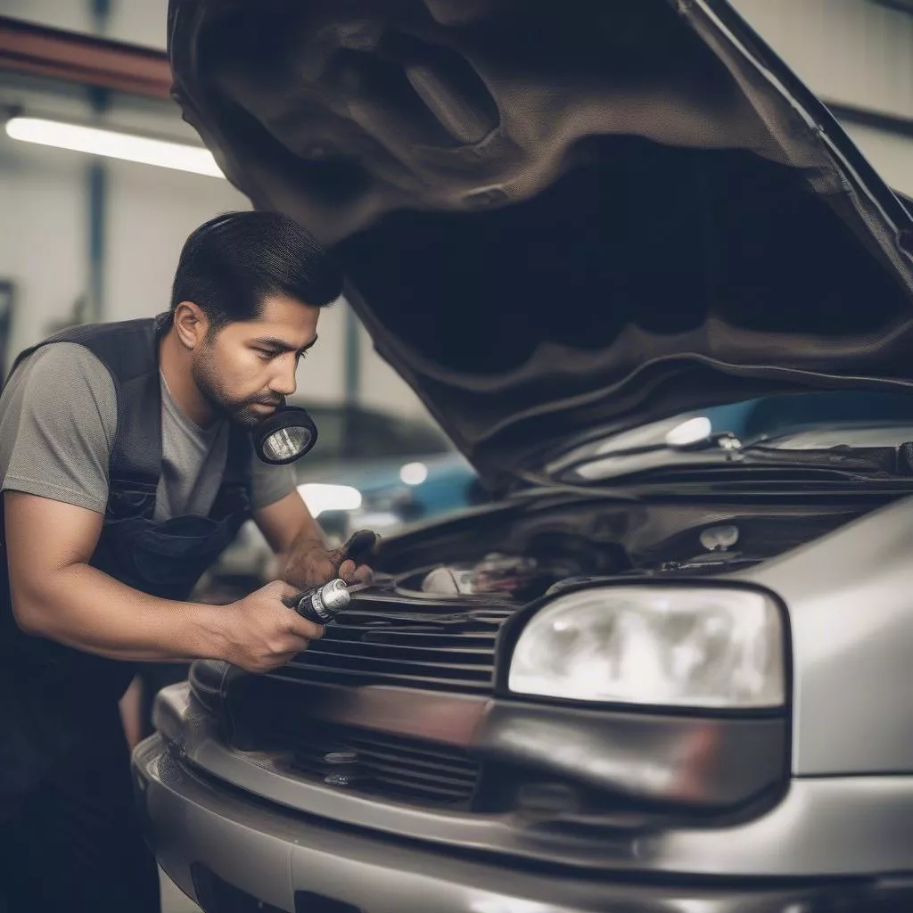 Inspeção de carro usado