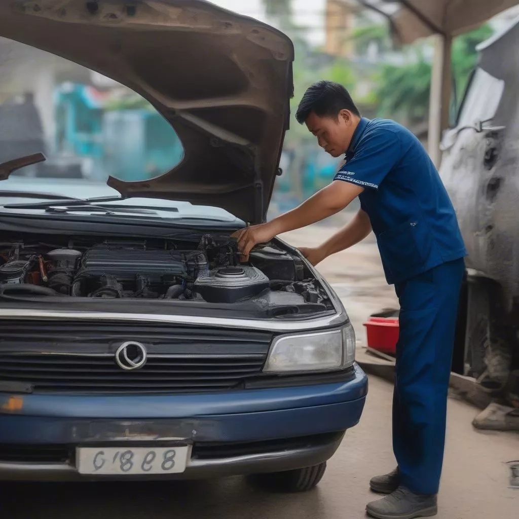 Kiểm tra xe cũ Biên Hòa