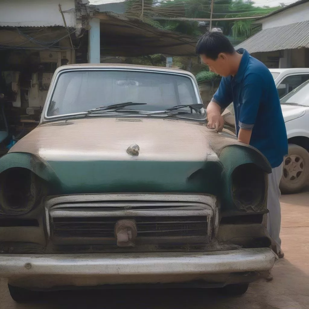 Kiểm tra xe cũ Gia Lai