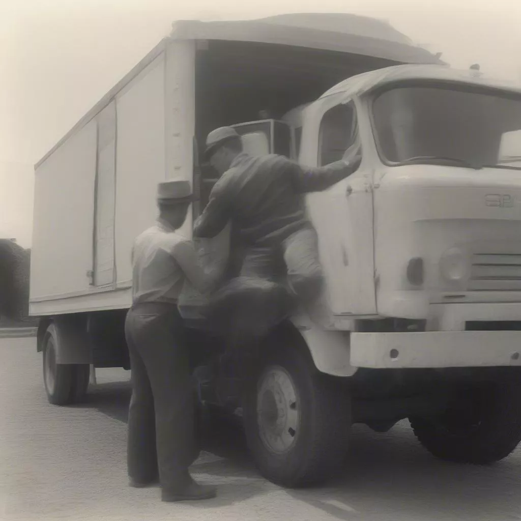 Kiểm tra xe tải cũ