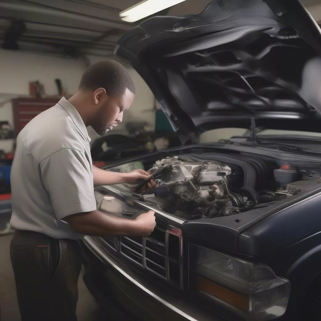 Kiểm tra xe tải cũ