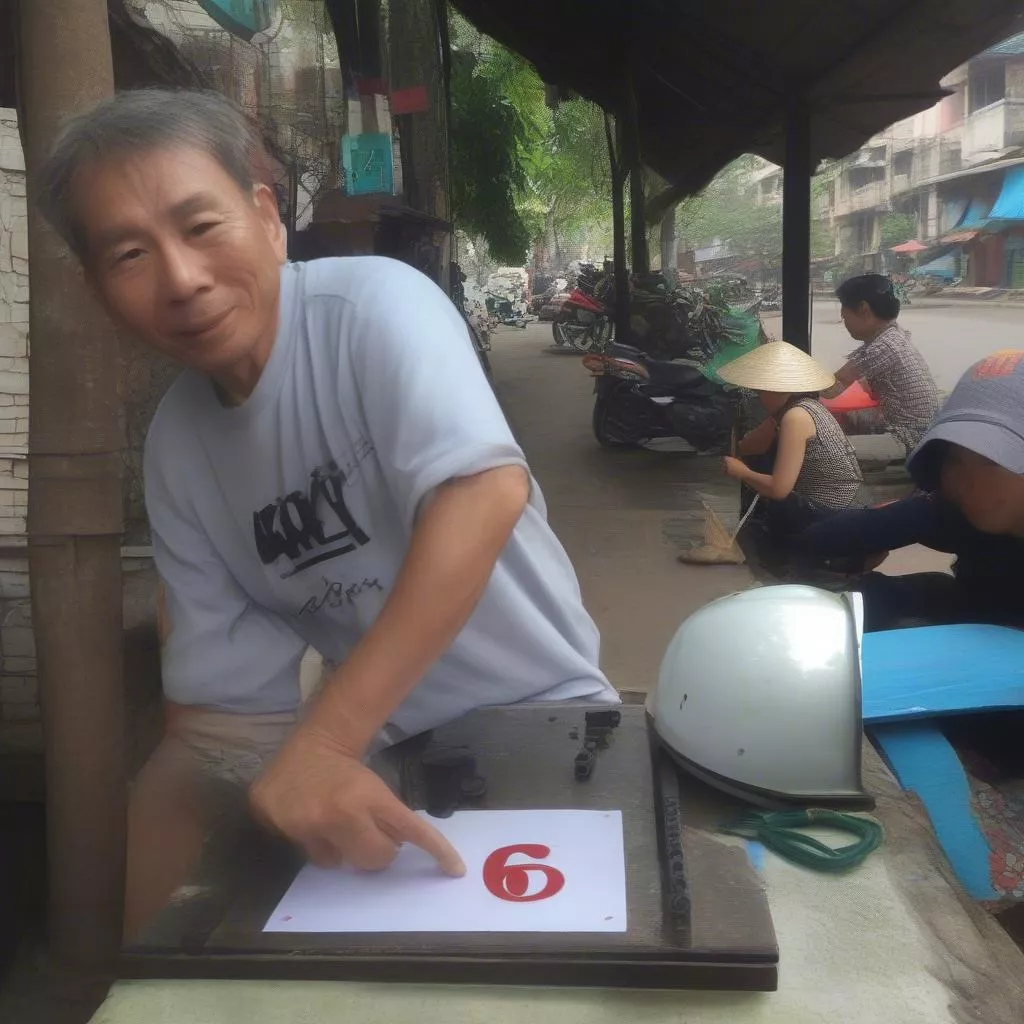 Pembuatan plat nomor rumah harga terjangkau di Hanoi