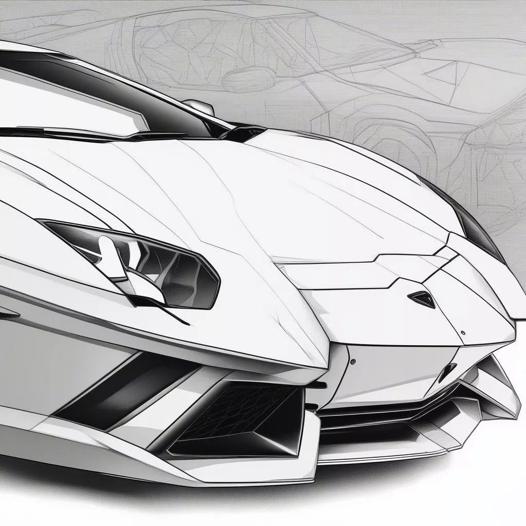 Cách Vẽ Ô Tô Lamborghini: Hướng Dẫn Từ A Đến Z Cho Người Mới Bắt Đầu