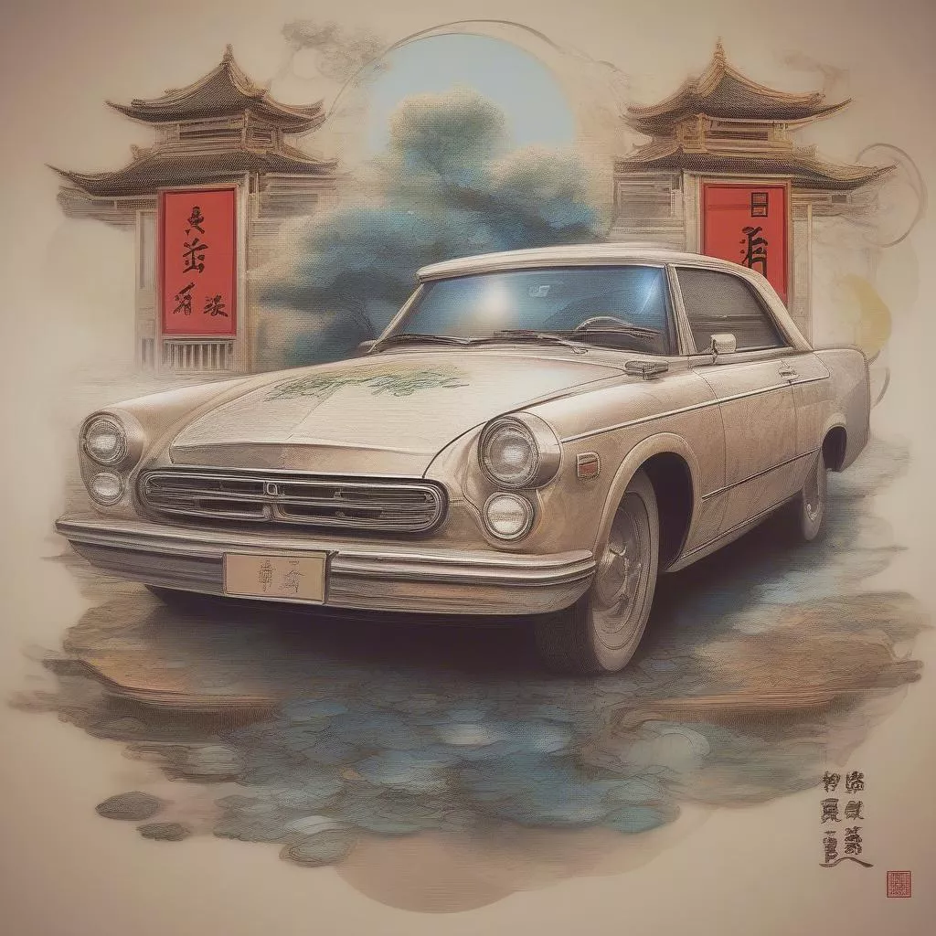 Lắp biển số xe chếch lên: Phong thủy và vận mệnh