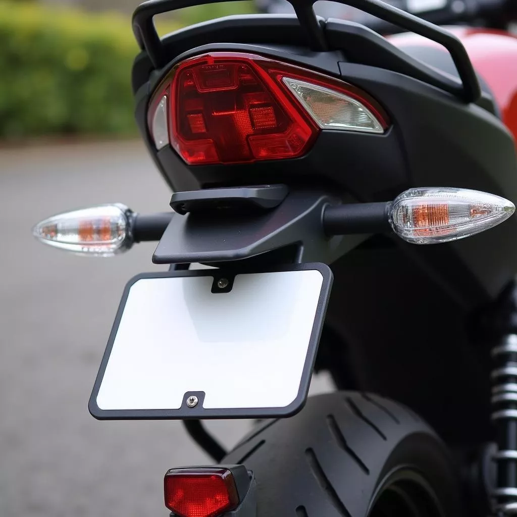 Wave摩托车牌照安装指南