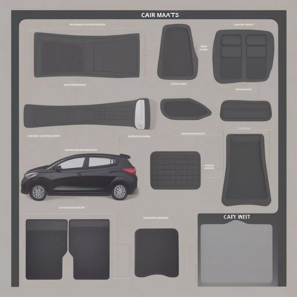 Miếng lót sàn xe ô tô: Bảo vệ xe, nâng cao phong thủy