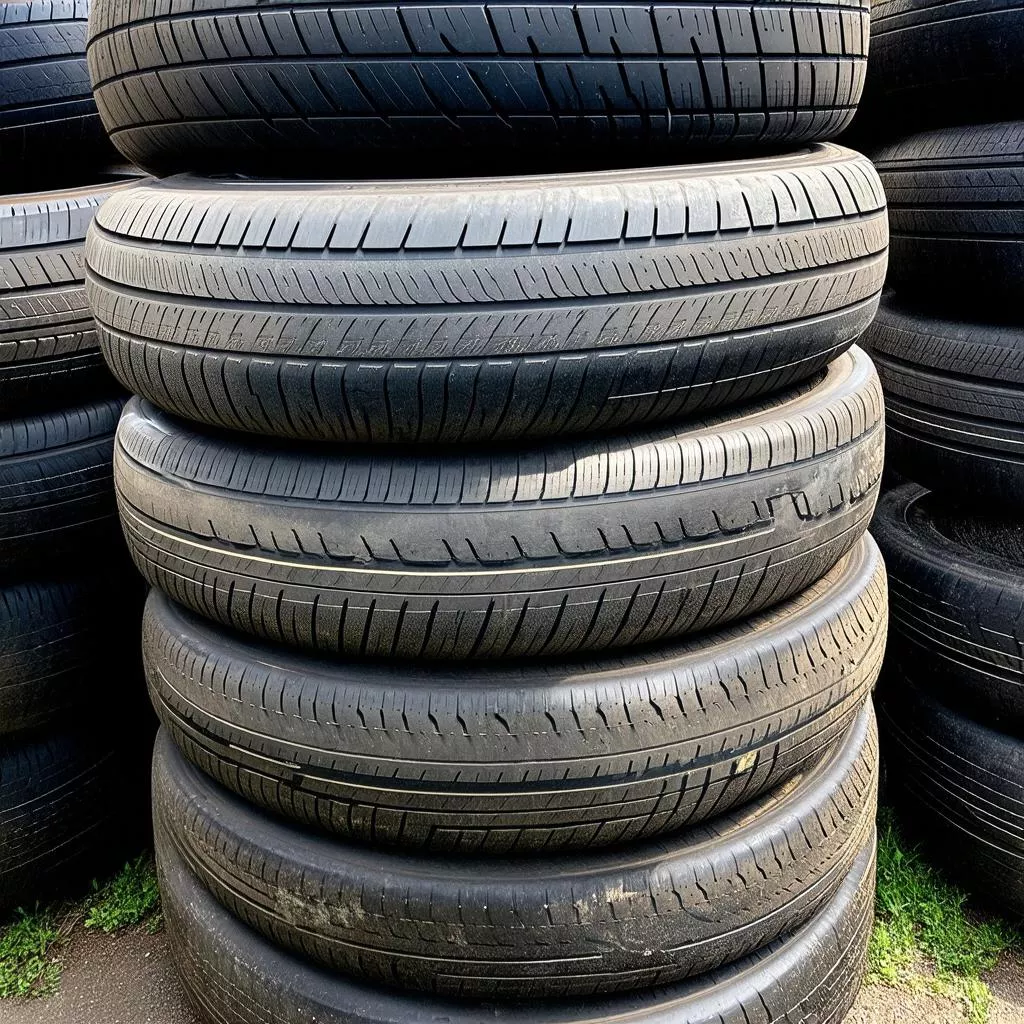 Lốp xe tải đã qua sử dụng