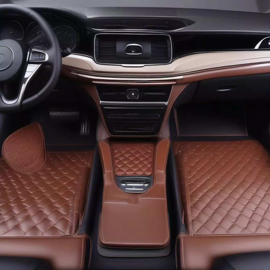 Lót sàn da ô tô: Lựa chọn hoàn hảo cho nội thất sang trọng và bền bỉ