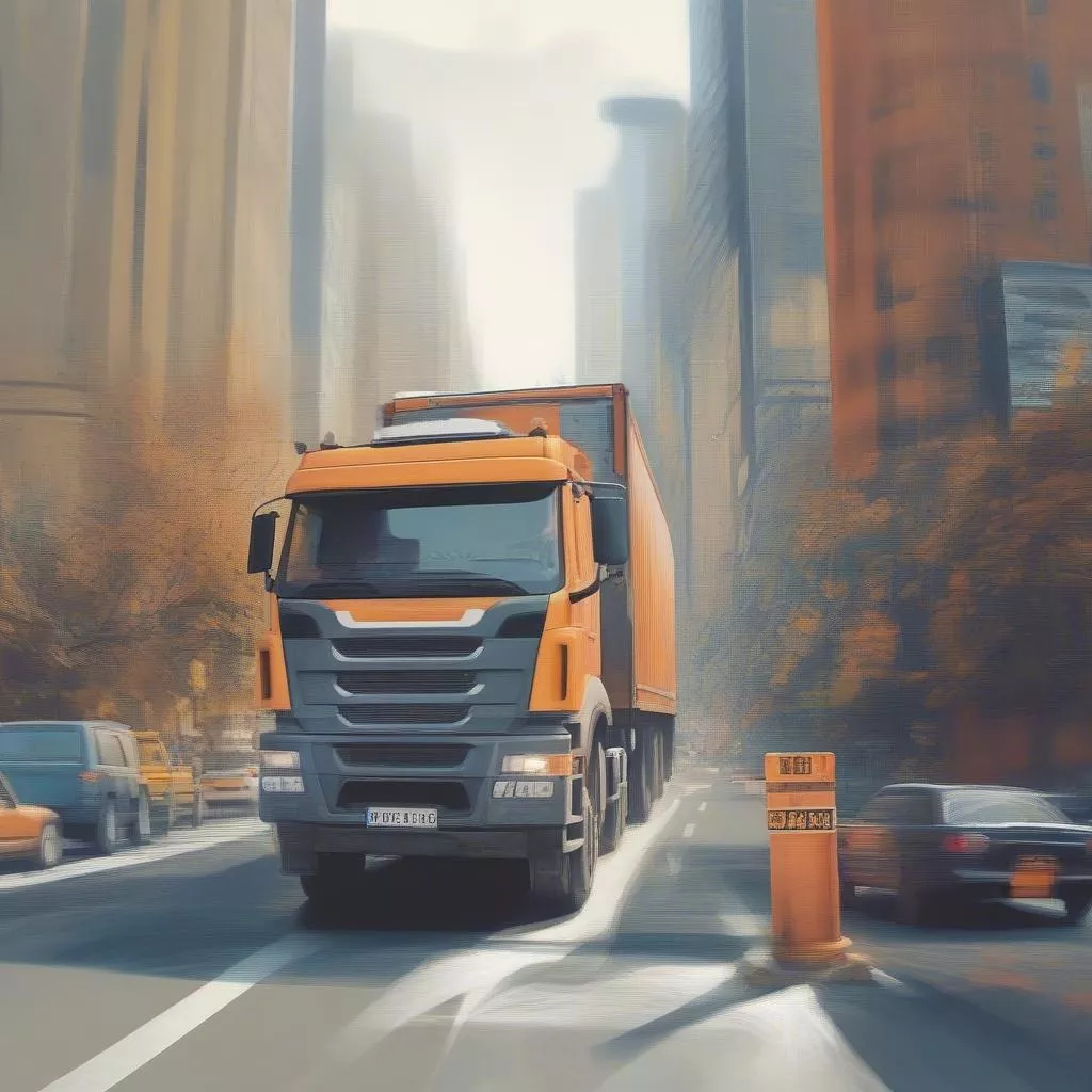 Luật giao thông xe tải