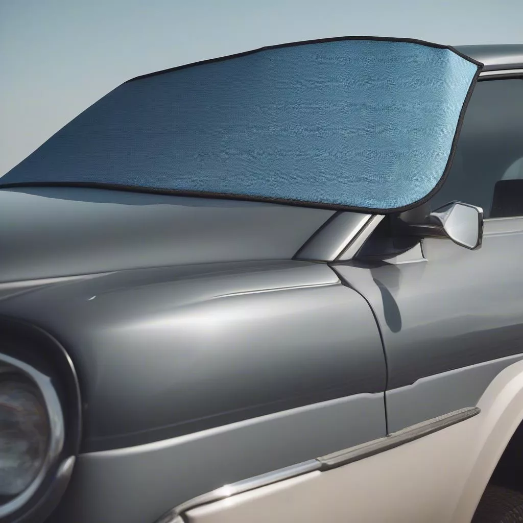 Curtain-style car sun shade