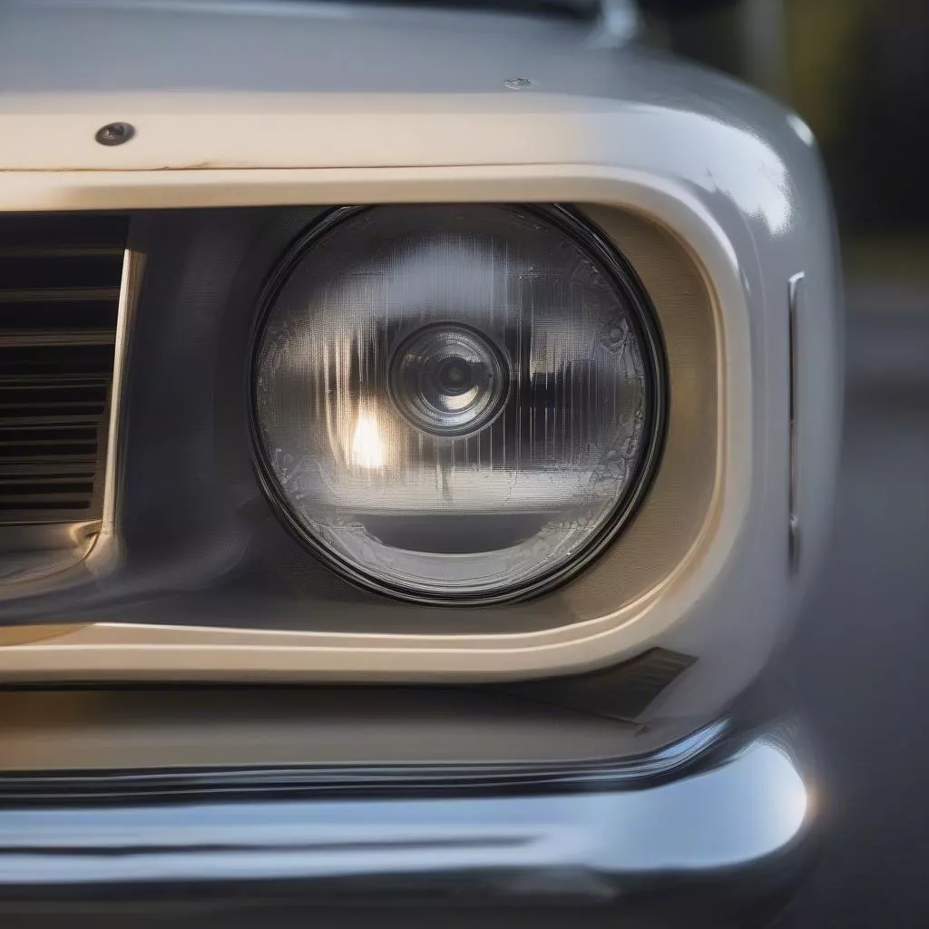 Cloudy headlight lens