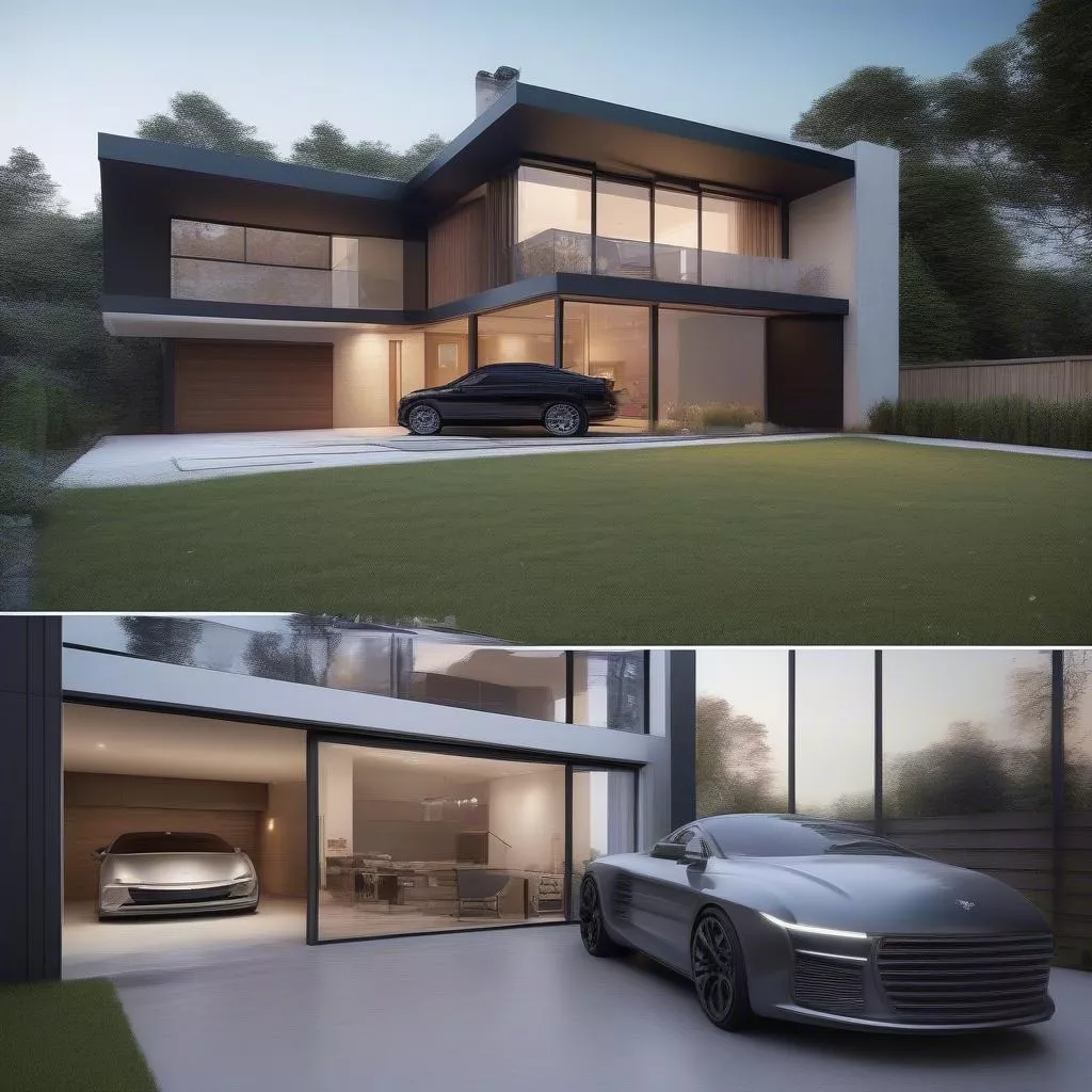 Mẫu nhà có gara ô tô