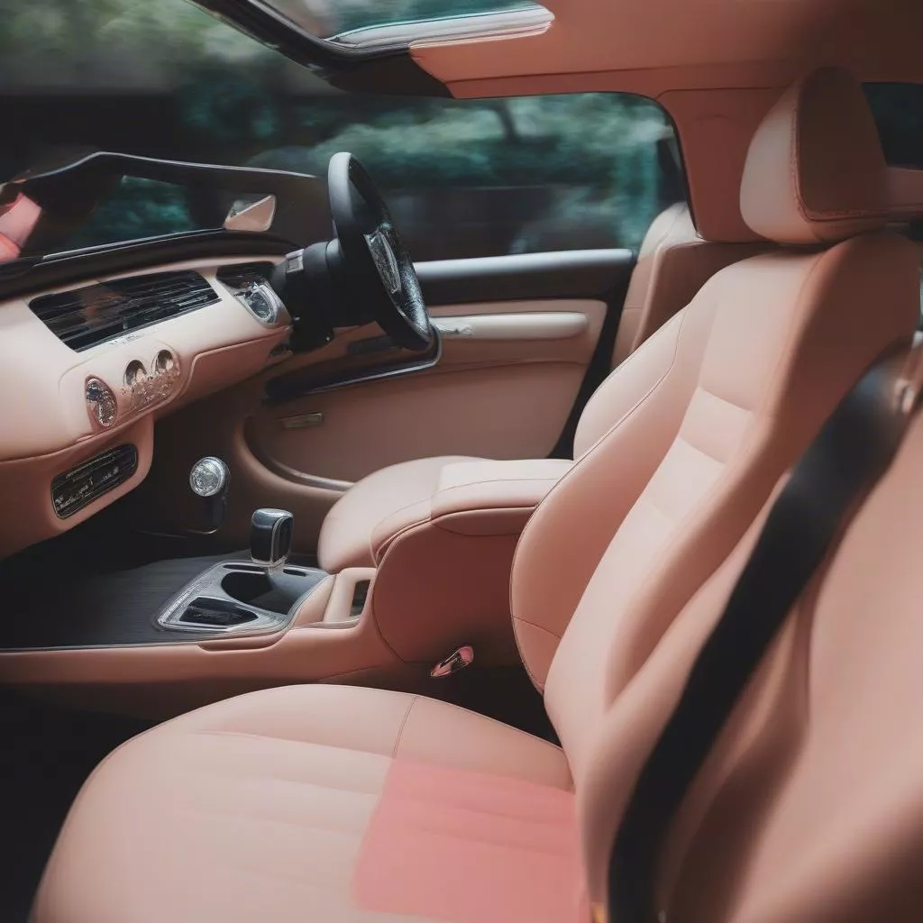 Cores de bancos de carro e Feng Shui