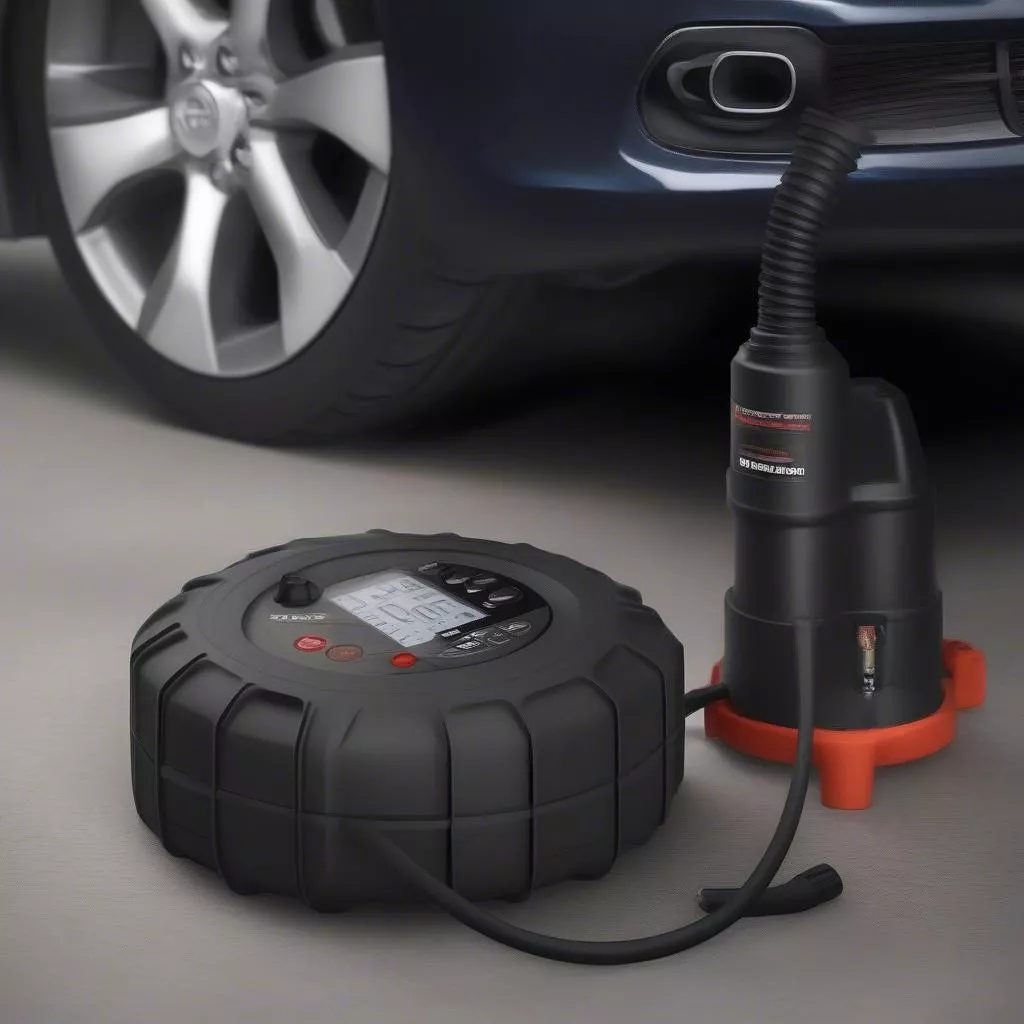 Máy bơm lốp ô tô Toyota: Bảo bối nhỏ gọn cho mọi hành trình