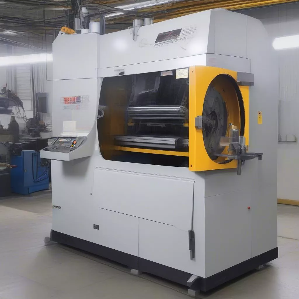 Máy cắt gai lốp ô tô hiện đại