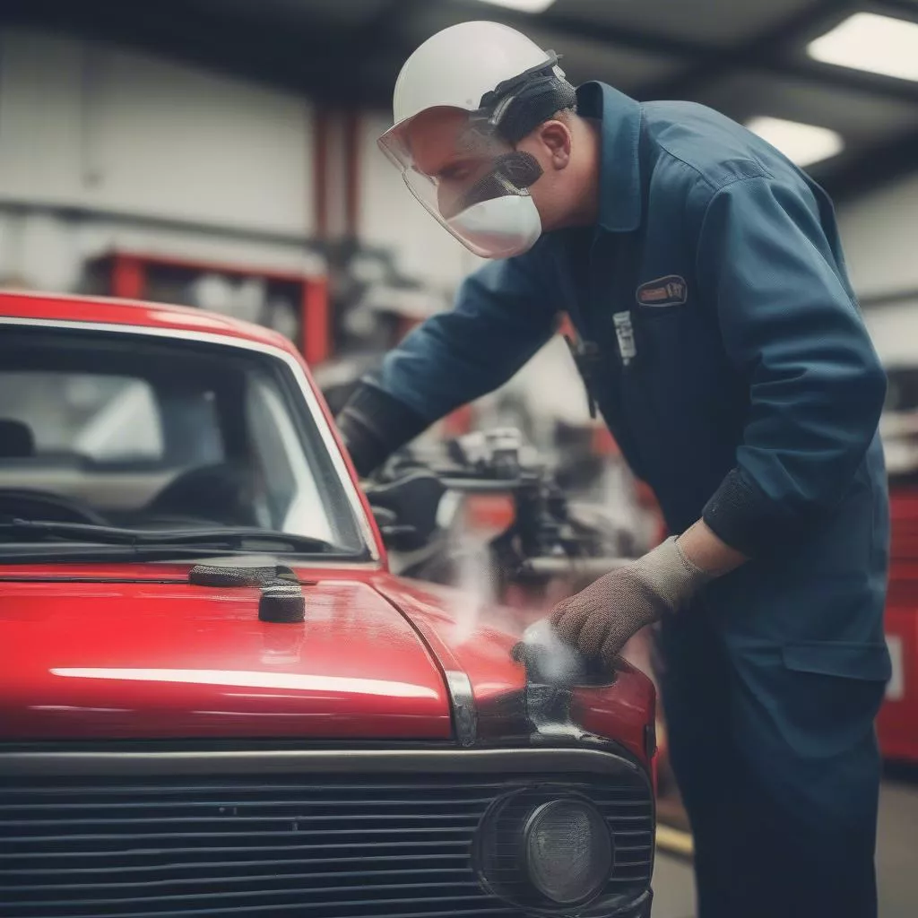 máy phát điện bị hỏng