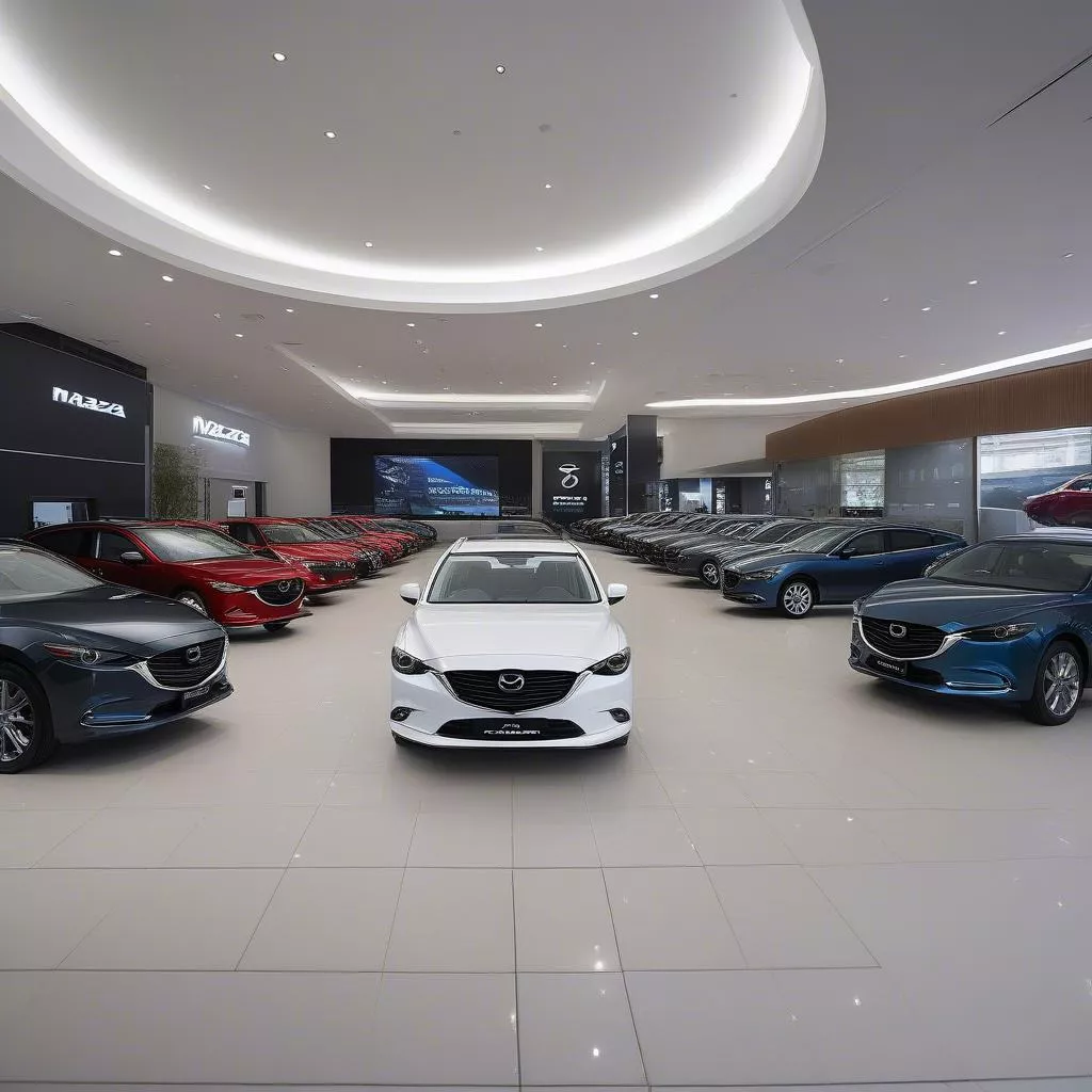 Mazda 6 showroom