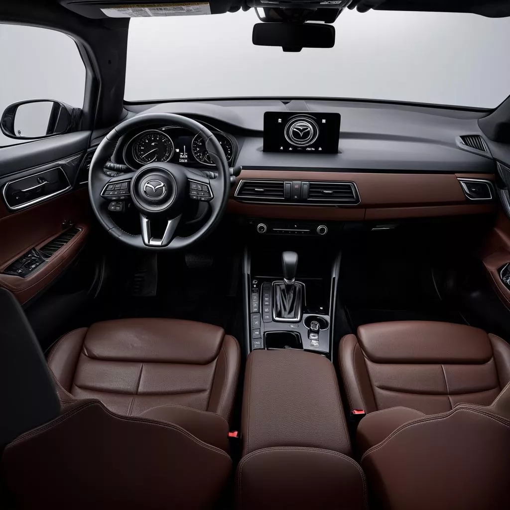 Nội thất xe Mazda CX-8 2020
