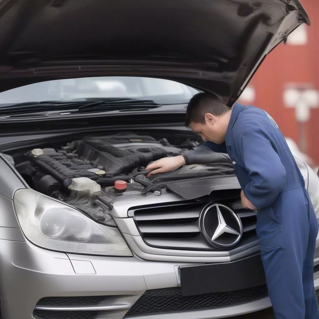 2010 Mercedes C200 - Inspection