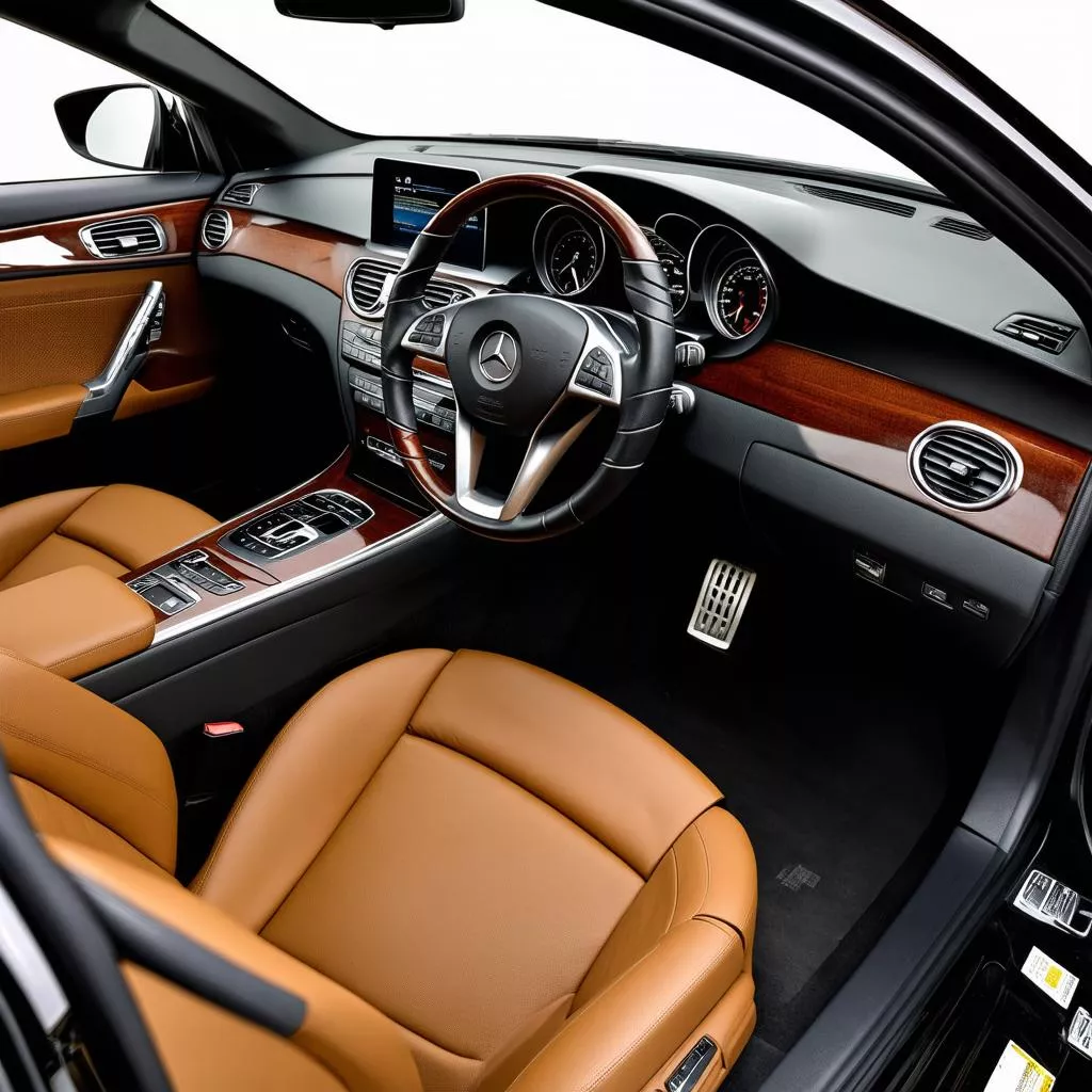 Mercedes E200 2010 nội thất