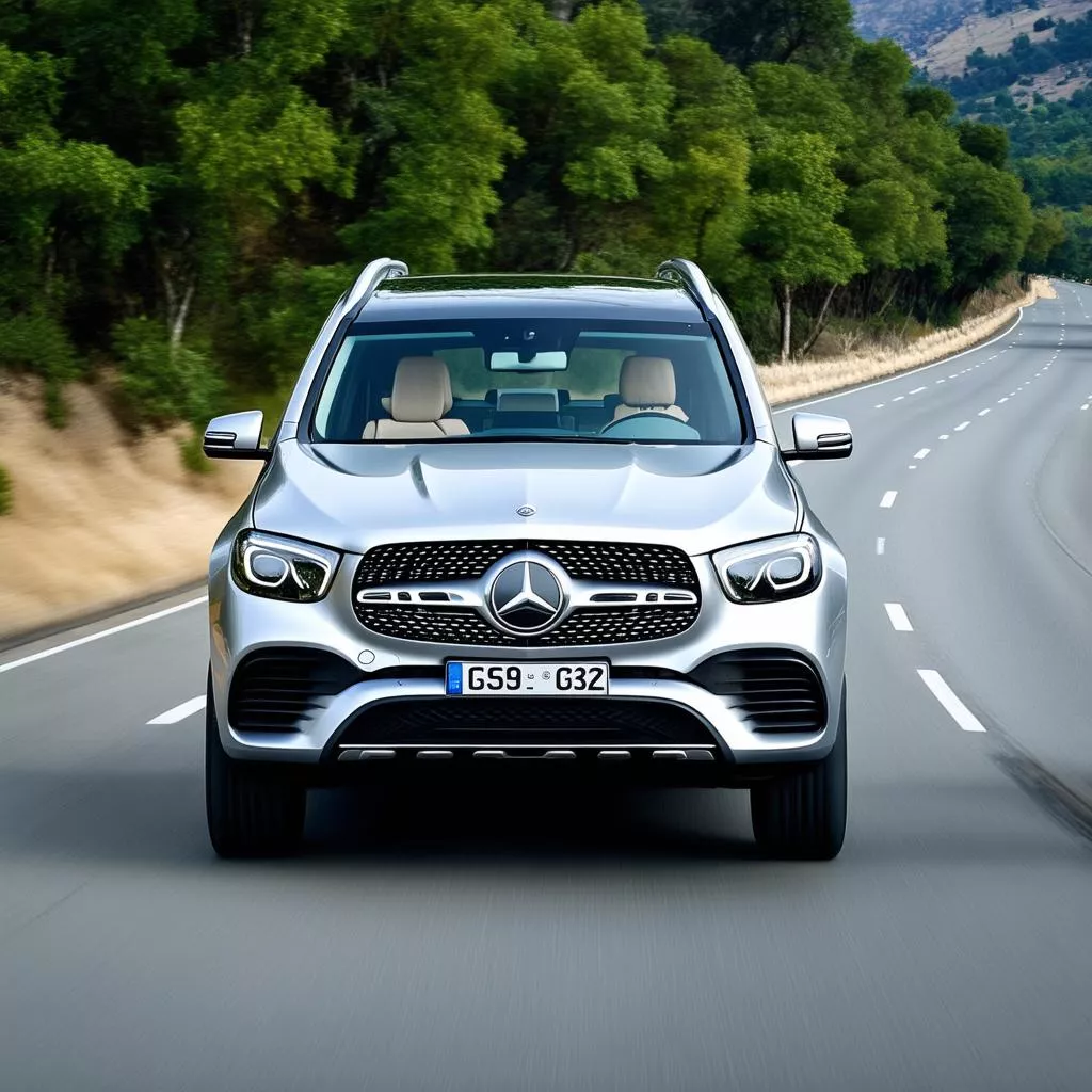 xe mercedes gls 63 chay tren duong cao toc