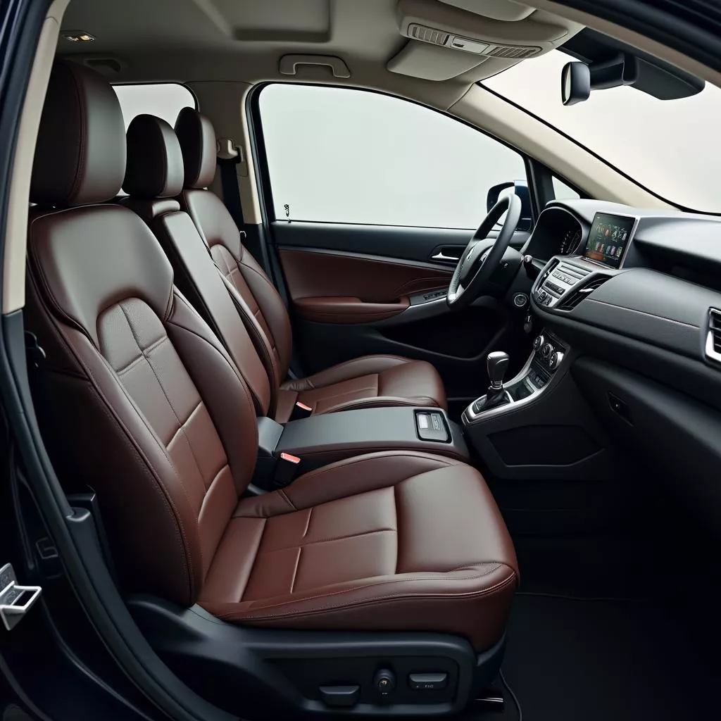 Nội thất xe ô tô Mitsubishi 7 chỗ 2019