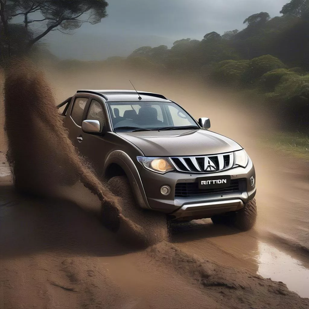 Mitsubishi Triton 2015 off-road