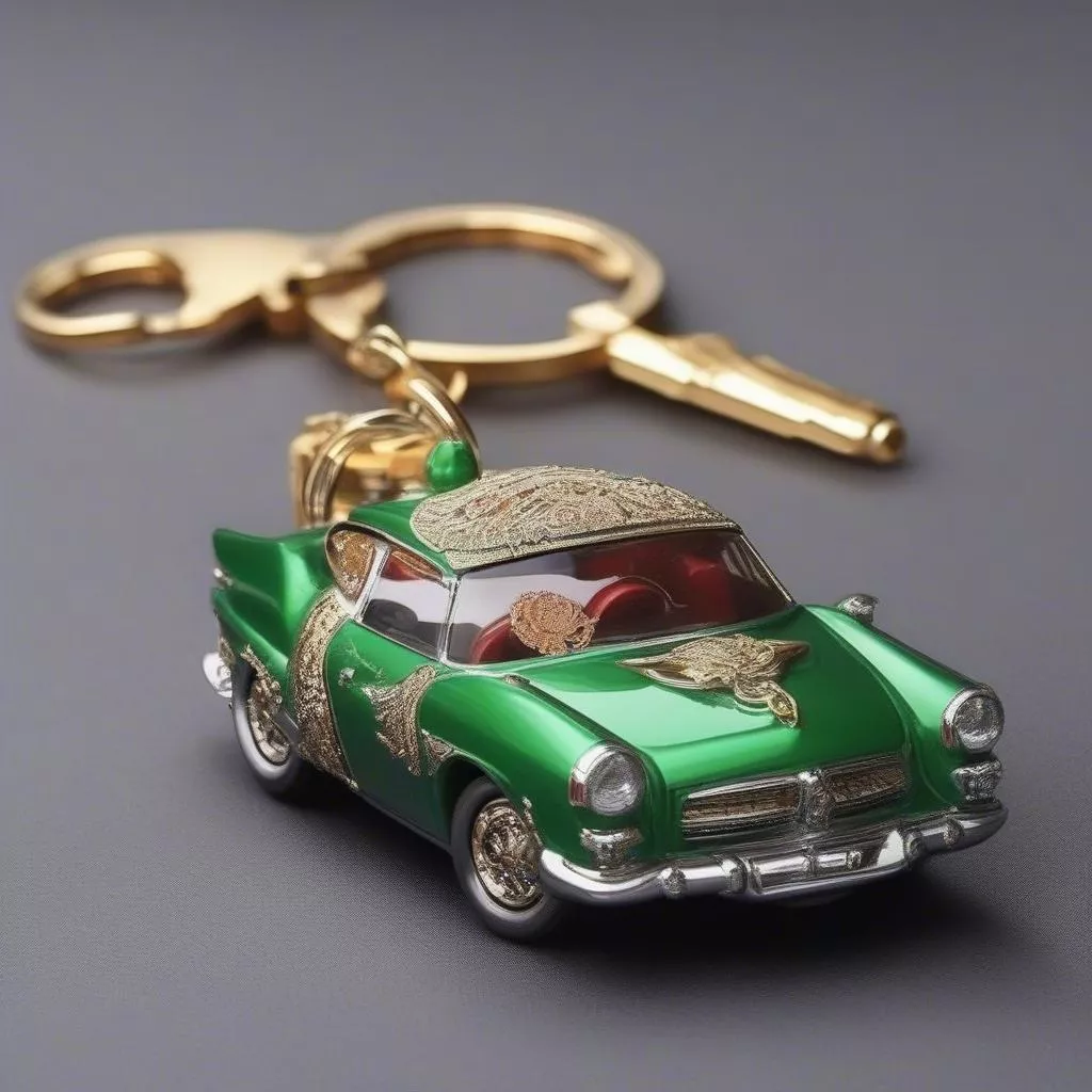 Cách chọn móc khóa ô tô hợp phong thủy, mang lại may mắn, bình an