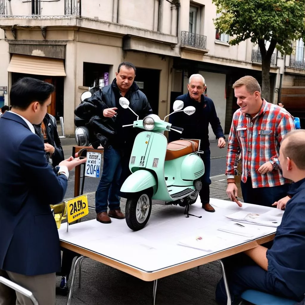 Mua bán biển số xe Vespa