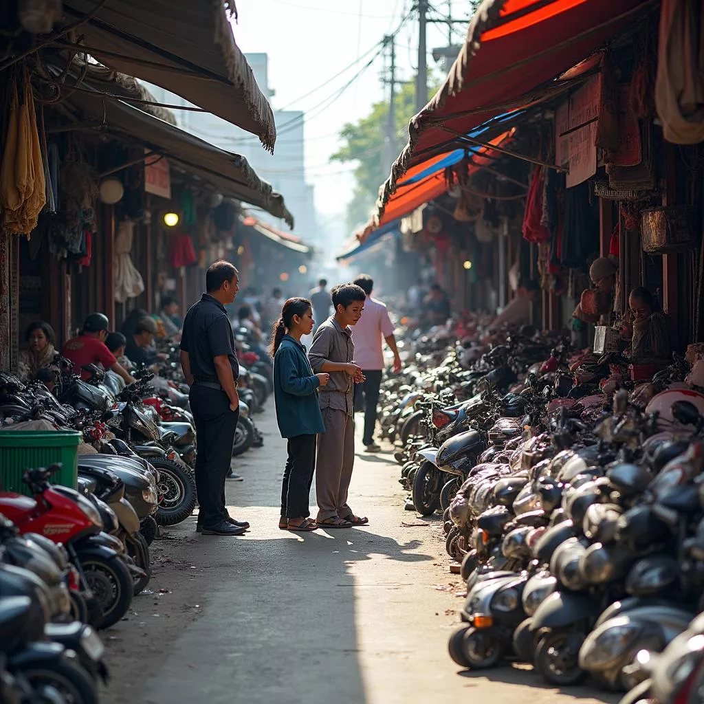 Buying used auto parts in Hanoi