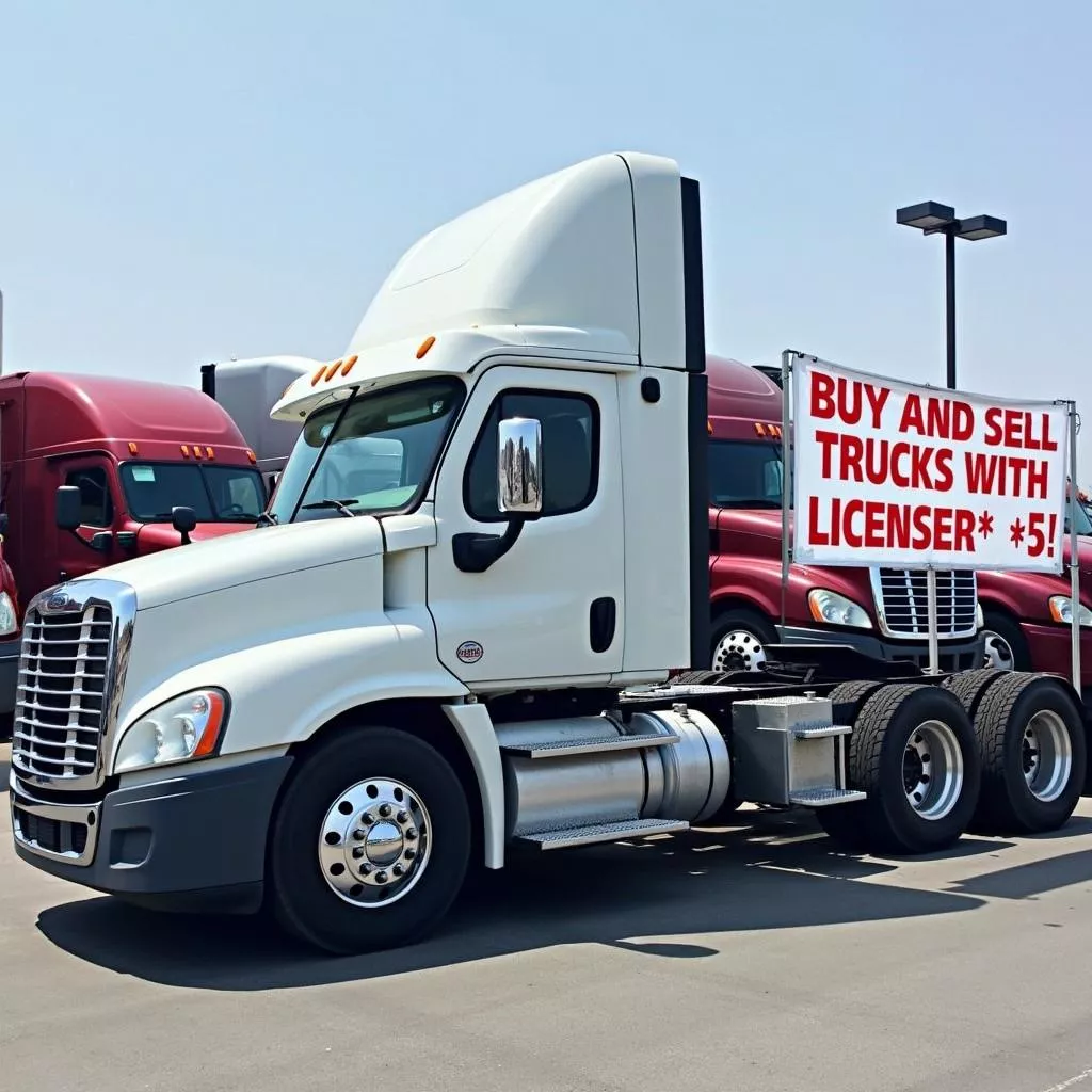 ५१ नंबर की ट्रक बेचने वाली दुकान