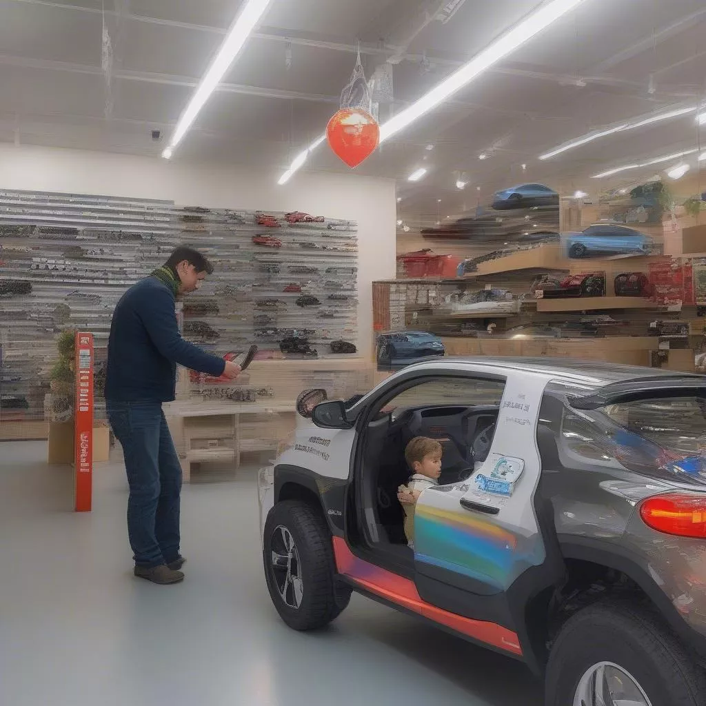 Mua phụ tùng ô tô điện trẻ em uy tín