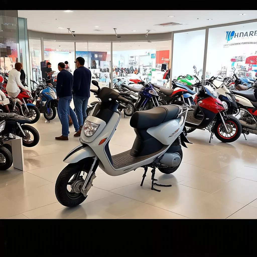 Mua xe tay ga 2019 tại cửa hàng