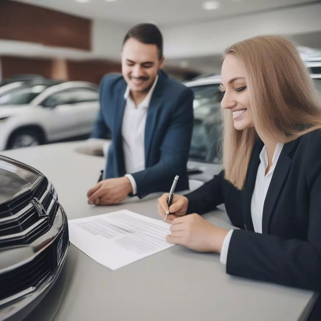 Mua xe trả góp tại đại lý