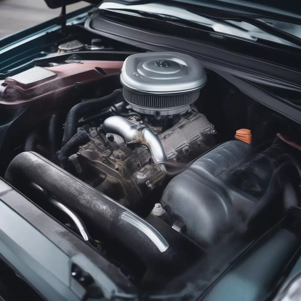 Burning oil smell from engine