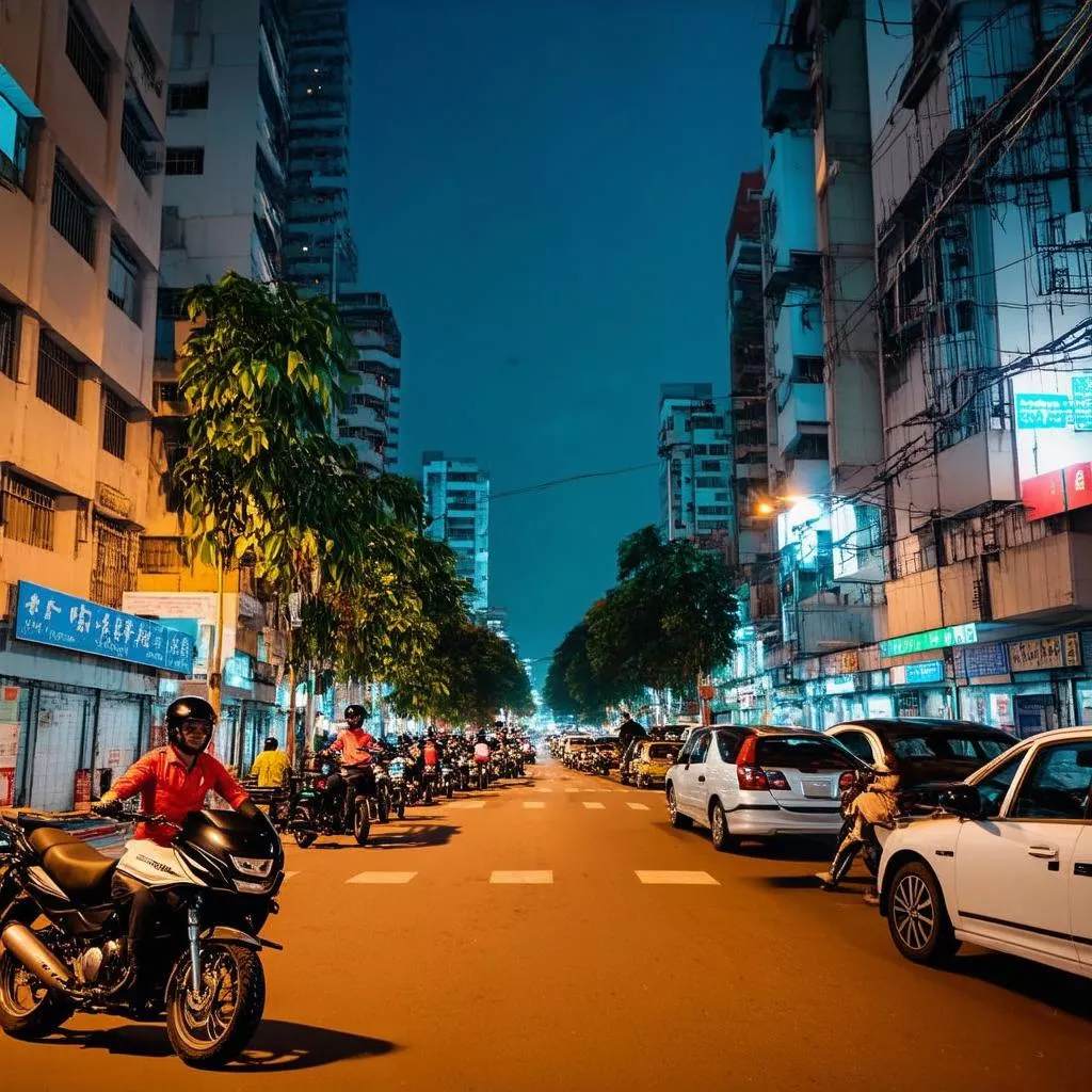 Exploring Go O Moi - Huynh Tan Phat Intersection in Ho Chi Minh City