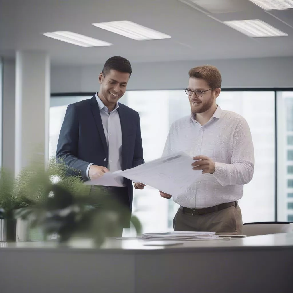 Người dân đăng ký xe tải tại cơ quan thuế