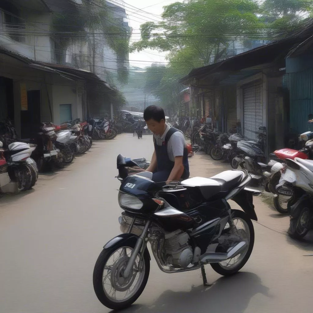 Người mua xe Exciter 135 cũ