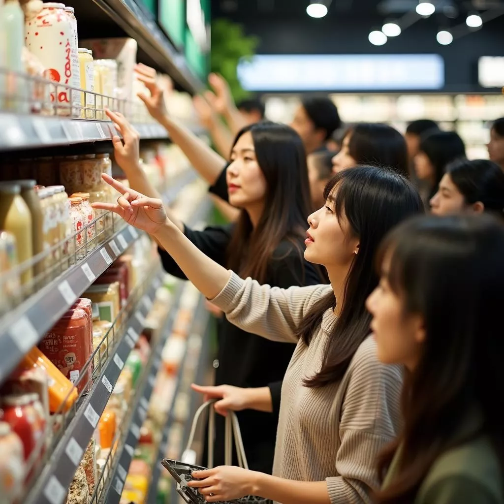 Japanese shoppers choosing eco-friendly products
