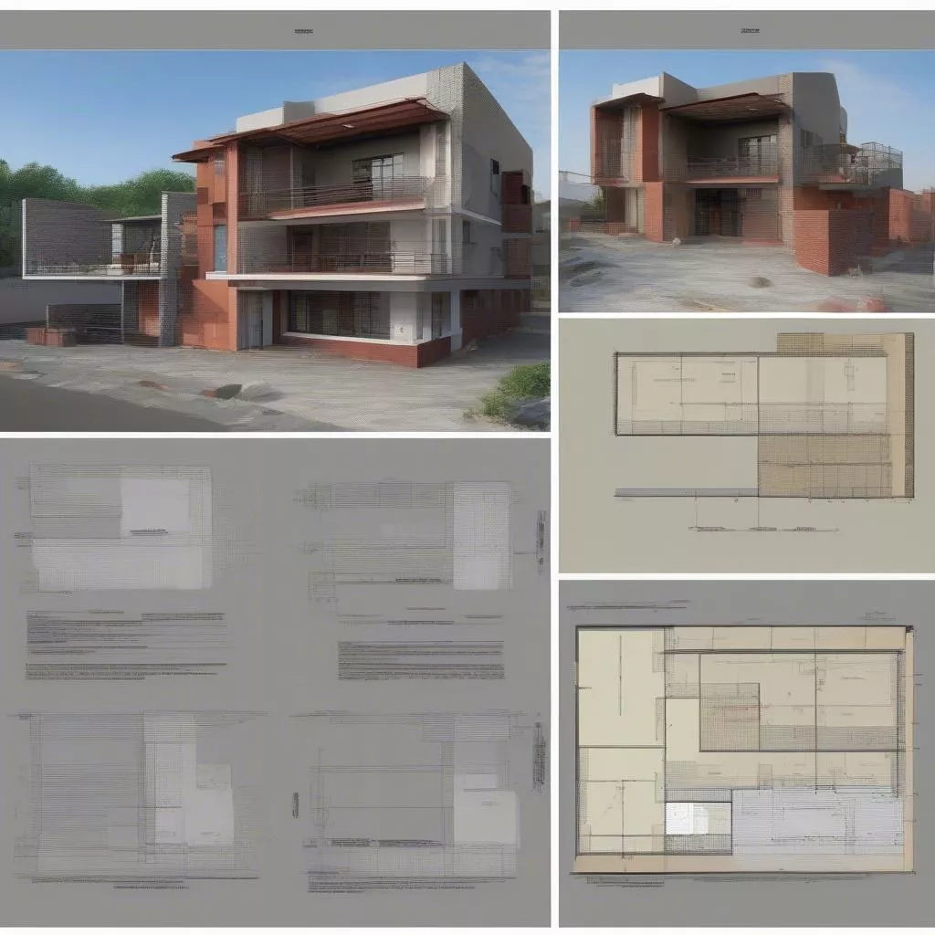 Nhà 8x15 3 tầng vật liệu xây dựng