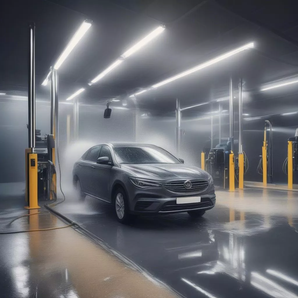 Modern Car Wash Facility