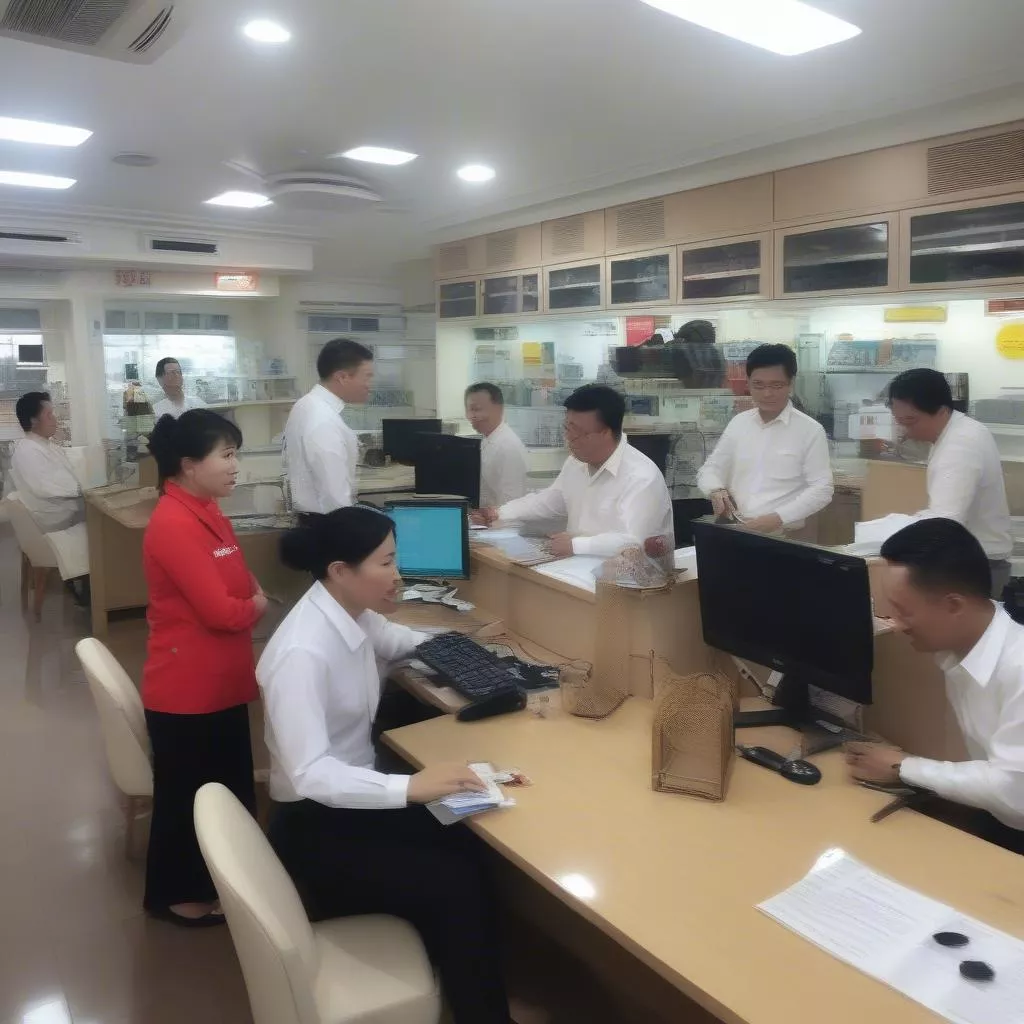 Đội ngũ nhân viên chuyên nghiệp tại Ô tô Dũng Lạc Hà Tĩnh