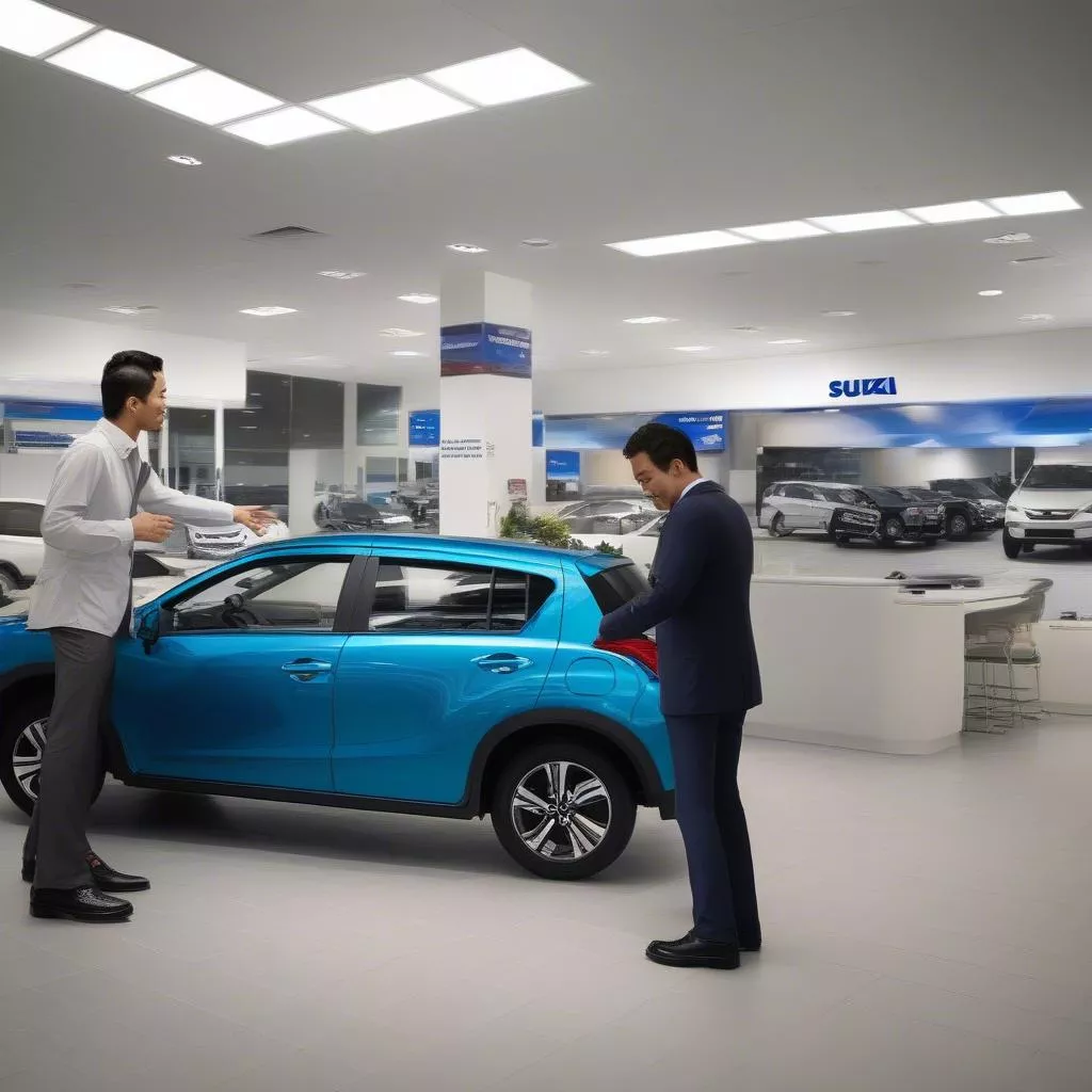 Nhân viên tư vấn bán hàng xe tải Suzuki