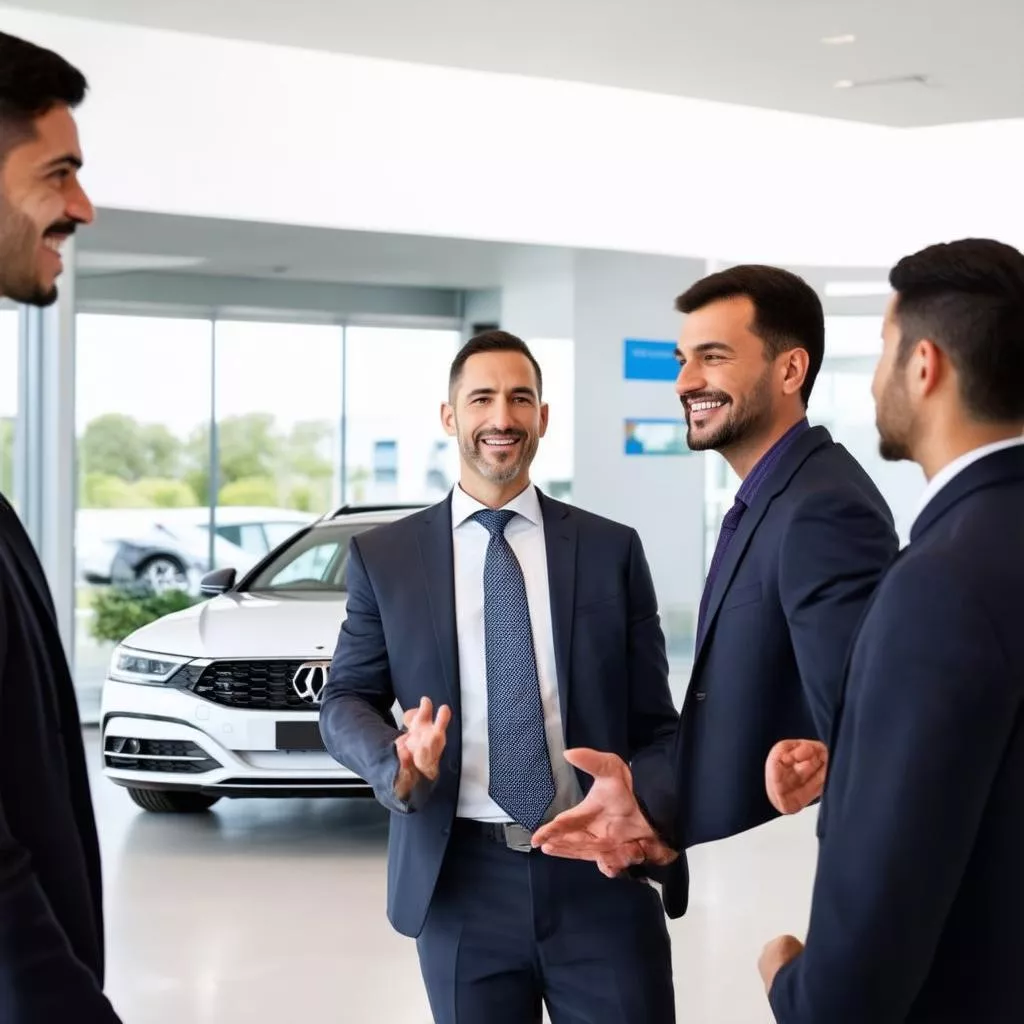 Nhân viên tư vấn mua xe