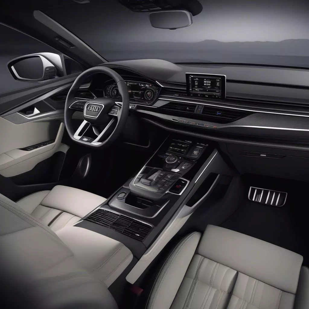 Nội thất xe Audi Q8